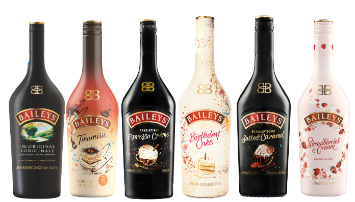 A range of Baileys products