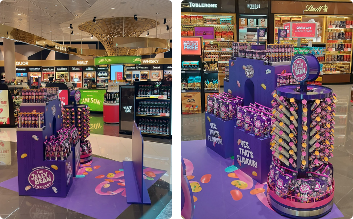 Jelly beans display in store