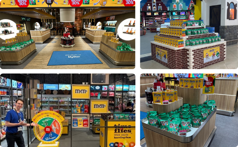 In store activations from Mars wrigley