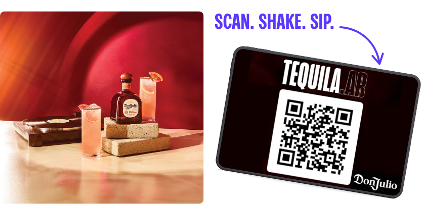 Scan Shake Sip campaign by Don Julio
